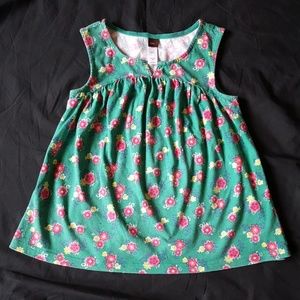 Used Tea Collection Girls Green Sleeveless Top